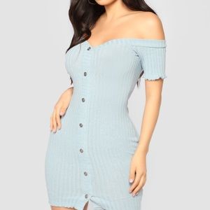 Off the shoulder dress